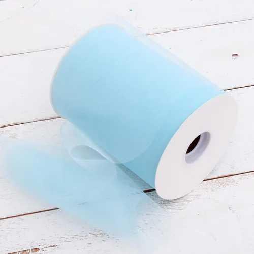 Miniatura 14 de Threadart - Mega rollo de tul beige - 6 x 100 yardas (300 pies) Soft sheer tulle on a 6 x 100yd mega roll (300ft) - for weddings, tutus, costumes