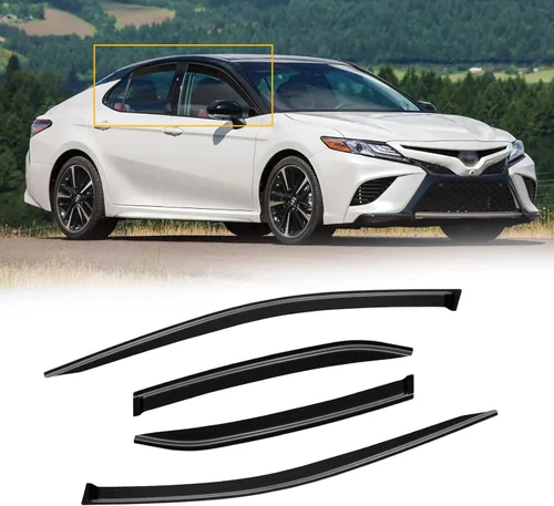 Miniatura 51 de Visera de ventana para Honda Civic 2022-2025, protectores de lluvia de canal exterior, escudos, deflector de ventilación, sombra, viento, humo