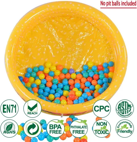 Miniatura 3 de Piscina para niños, hamburguesa de sandía, piscina inflable de helado, piscina de agua en verano, piscina de 45 pulgadas