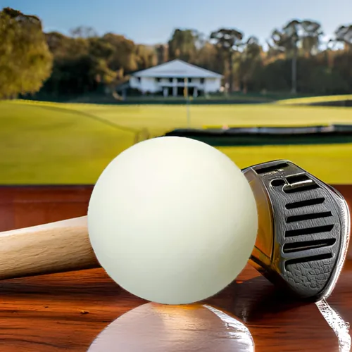 Miniatura 5 de Pelota polo duradera de 3 pulgadas de diámetro y 4.23 onzas para polo profesional y recreativo, resistente a los impactos, acabado liso (plástico)