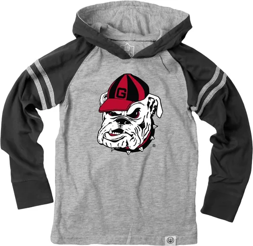 Miniatura 10 de Wes and Willy - Sudadera con capucha de manga larga para niños de universidad con rayas