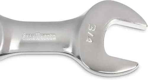 Miniatura 6 de GEARWRENCH Juego de llaves combinadas de trinquete de cabeza flexible rechoncha de 12 puntos, SAE - 9570