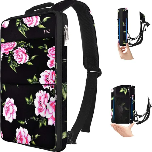 Miniatura 24 de ZINZ Mochila delgada y expandible para laptop con funda de 15, 15.6 y 16 pulgadas, bolsa resistente a derrames para notebooks, estuche