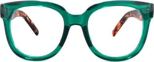 Miniatura 11 de Zeelool Gafas de bloqueo de luz azul cuadradas retro unisex de gran tamaño Harrell ZOP049594