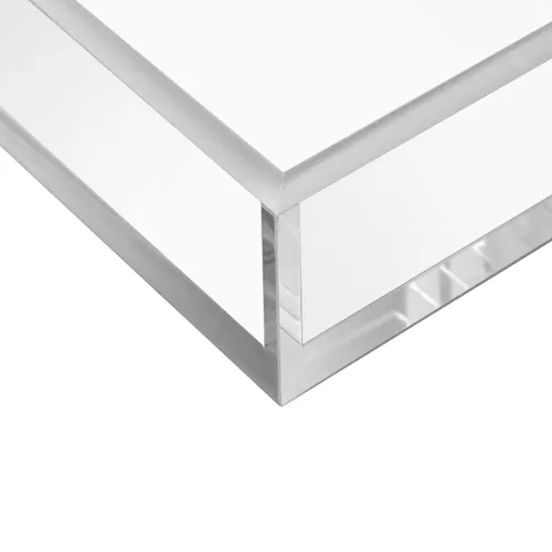 Miniatura 3 de HIIMIEI Servilletero de acrílico, soporte para toallas de invitados de acrílico de 0.315 in de grosor, soporte para servilletas de cóctel de mesa