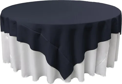 Miniatura 94 de LA Linen. Mantel cuadrado de popelina de poliéster