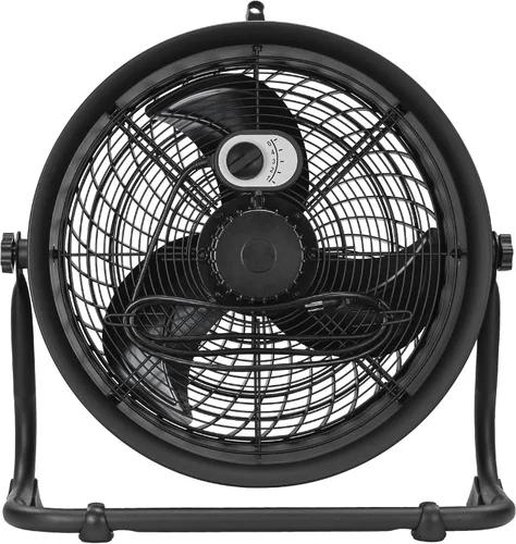 Miniatura 7 de CAT ventiladores - Ventilador de tambor de alta velocidad de 18 pulgadas con aspas de grado industrial (negro, 2 en 1): 3,400 CFM, cabezal de tambor