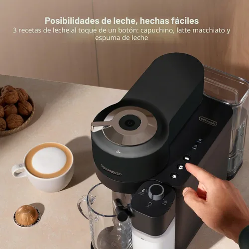 Miniatura 2 de Nespresso Vertuo Lattissima - Cafetera para café y espresso de De'Longhi, color negro mate y brillante