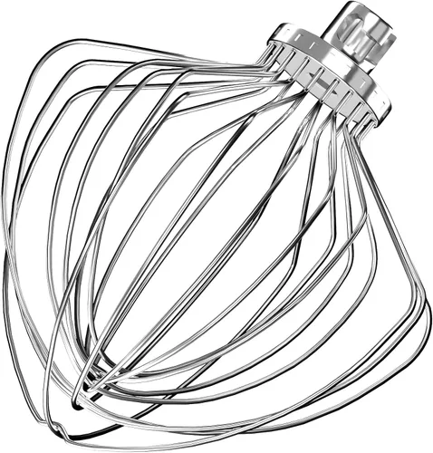 Miniatura 9 de K45WW - Accesorio de acero inoxidable de 6 alambres para batidora KitchenAid con cabezal inclinable, cuenco de 4.5 a 5 cuartos de galón, repuesto