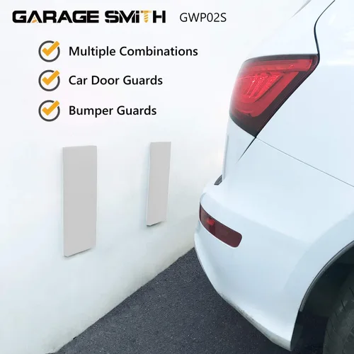 Miniatura 4 de Ampulla Garage Smith Protector de pared de cochera para puertas de automóvil, diseñado en Alemania Blanco