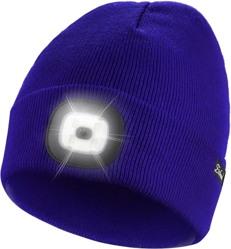 Miniatura 44 de Etsfmoa Gorro unisex con la luz, regalos para hombres, papá, padre, gorras recargables por USB