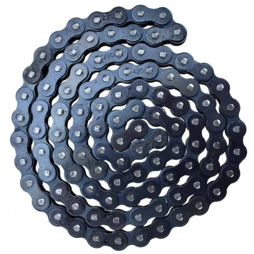 Miniatura 7 de HIAORS Cadena de transmisión 420, 102 eslabones compatibles con XR50 CRF50 CRF70 PW80 110cc 125cc Pit Dirt Bike SDG 107 SSR Coolster KX65 KLX110