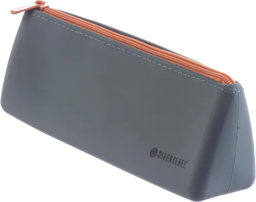 Miniatura 7 de DIVERSEBEE Estuche de silicona suave, estuche estético para lápices con cremallera, bonita bolsa para bolígrafos para la escuela, suministros
