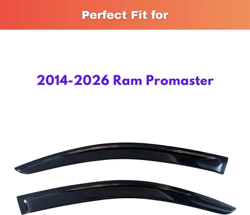 Miniatura 250 de KPY Visor de ventana compatible con Kia Soul 2009-2013, Protector contra lluvia de 4 unidades, deflectores de ventilación de ventana lateral