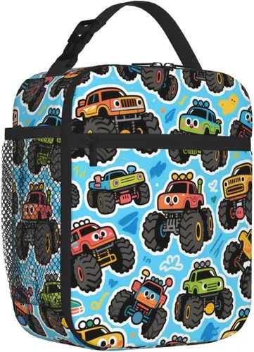 Miniatura 11 de Bolsa de almuerzo divertida para niños con pelotas deportivas, bolsa reutilizable para baloncesto, fútbol, fútbol americano y béisbol, lonchera