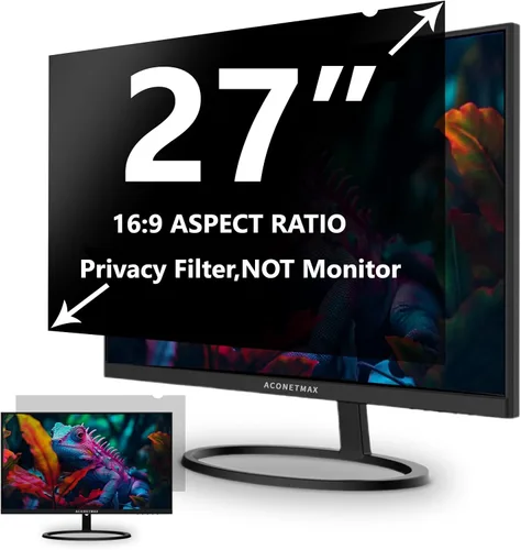 Miniatura 17 de Filtro de pantalla de privacidad de computadora de 20 pulgadas para monitor de pantalla ancha de 16:9 Escudo de privacidad Filtro de luz azul