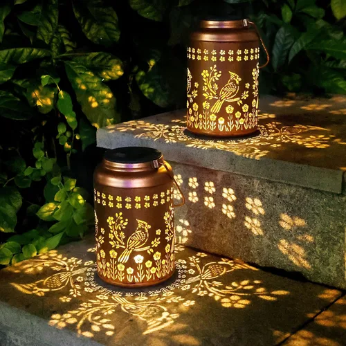 Miniatura 10 de Regalos para el Día del Padre, faroles solares para exteriores, impermeables, decoración de jardín, regalos de cumpleaños para mujeres, hombres
