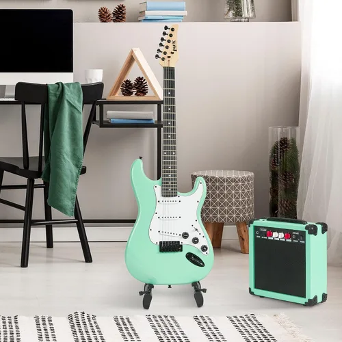 Miniatura 5 de LyxPro CS Kit de guitarra eléctrica de 39 pulgadas para principiantes, intermedios y profesionales con guitarra, cable de amplificador, 6 púas