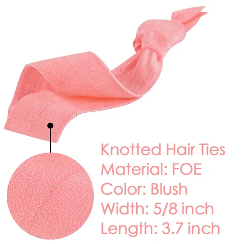 Miniatura 2 de MEEDEE Paquete de 100 accesorios elásticos para el cabello, sin arrugas, lazos suaves anudados, sin daños, colas de caballo, pulseras de yoga