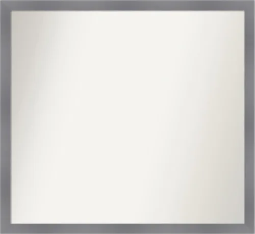 Miniatura 296 de Amanti Art Espejo personalizado, espejo de baño gris plomo a rayas, espejo de pared o espejo de tocador de baño sobre el fregadero