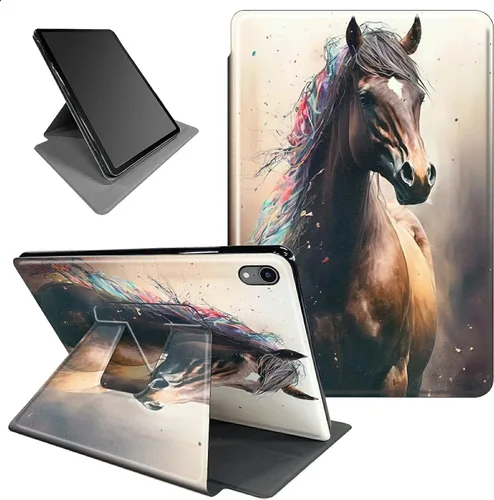 Miniatura 82 de Funda para iPad mini 6 para iPad mini 6ª generación 8.3 pulgadas 2021 360 grados giratorio soporte ligero cubierta inteligente protectora