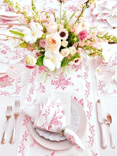 Miniatura 9 de Solino Home Camino de mesa con estampado floral rosa de 36 pulgadas, camino de mesa de lino 100% puro de 14 x 36 pulgadas para primavera, verano