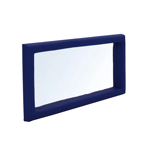 FDP SoftScape - Espejo de pared sensorial (18 x 36 pulgadas), seguro para niños, montaje en pared inastillable con cierres de gancho y bucle, para