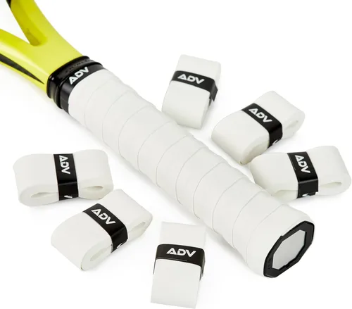 ADV Dry - Cinta de agarre para raqueta de tenis, paquete de 12 y 30 unidades, cinta de agarre para raqueta de tenis FeltTac, cinta de agarre ultra