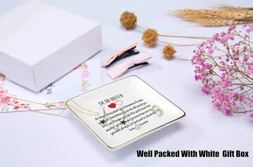 Miniatura 2 de Topthink Regalo de amistad para mujer, cumpleaños, graduación, Año Nuevo, Navidad, regalos para hermana, hermana del alma, cuñada, mejor amiga