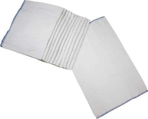 Miniatura 12 de OsoCozy Pañales de tela preplegados (1 doz), suaves, absorbentes, duraderos, 100% algodón
