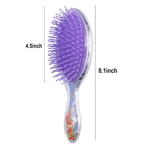 Miniatura 3 de Cepillo desenredante para niños de cabello rizado, elimina suavemente nudos y enredos con facilidad, sin dolor, para todo tipo de cabello, diseño