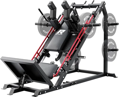 Miniatura 11 de RitFit Gazelle Pro - Máquina de prensa de piernas y sentadillas 3 en 1, máquina de prensa de piernas de acero de alta resistencia, capacidad de 2000
