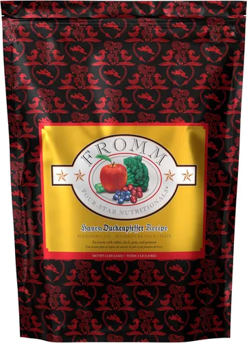 Miniatura 29 de Fromm Four-Star Nutritionals Hasen Duckenpfeffer - Comida seca prémium para gatos, receta de conejo, 10 libras