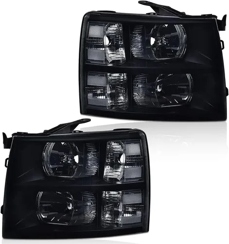 Miniatura 42 de GRAND ORANGE Par de faros delanteros compatibles con Toyota Tacoma 2005 2006 2007 2008 2009 2010 2011 lente transparente cromado carcasa ámbar