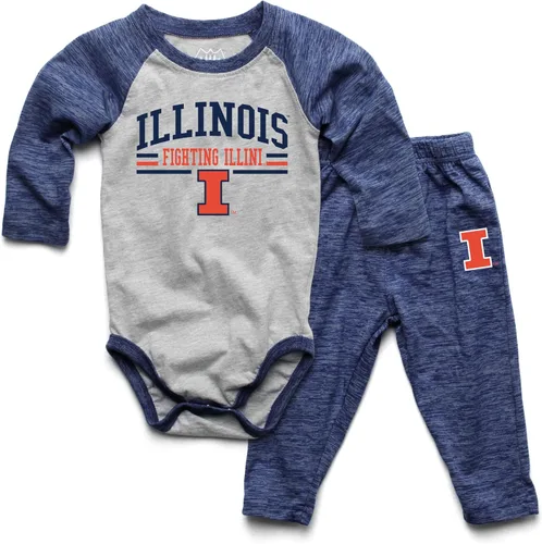 Miniatura 18 de Wes and Willy Baby College Sports Fan - Conjunto de una pieza y pantalón de manga larga