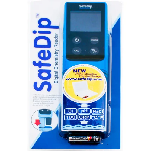 Miniatura 8 de Solaxx MET01A SafeDip. Medidor digital de pH, cloro, sal y temperatura.