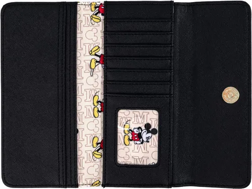 Miniatura 4 de Loungefly Disney Mickey Mouse Hardware - Cartera de piel sintética