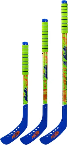 Miniatura 6 de Franklin Sports NERF Proshot Set de palos de hockey para niños + pelota - Juego de 2 jugadores para interior + exterior - 2 en 1 hockey de rodilla +