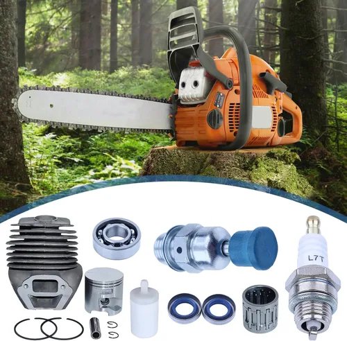 Miniatura 6 de Kit de pistón de cilindro de 2.008 in para K750 K760 Husqvarna Partner K750 K760 corte Sierra de hormigón Reemplazar 506 38 61-71.