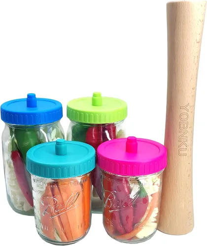 Miniatura 5 de Trituradora de madera de haya natural de 12 pulgadas para azucrut y tarros de masón, herramienta alimentaria para fermentación de col