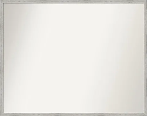 Miniatura 626 de Amanti Art Espejo de baño blanco para sobre el fregadero, 32 x 45 pulgadas, espejo de tocador rectangular blanco esbelto, marco de madera moderno