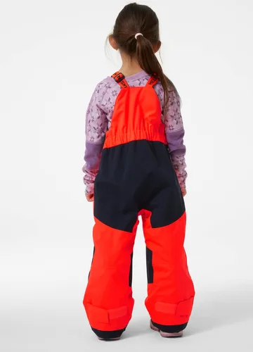 Miniatura 4 de Helly-Hansen Pantalones de esquí unisex para niños, con aislamiento, impermeables, resistentes al viento, transpirables, babero