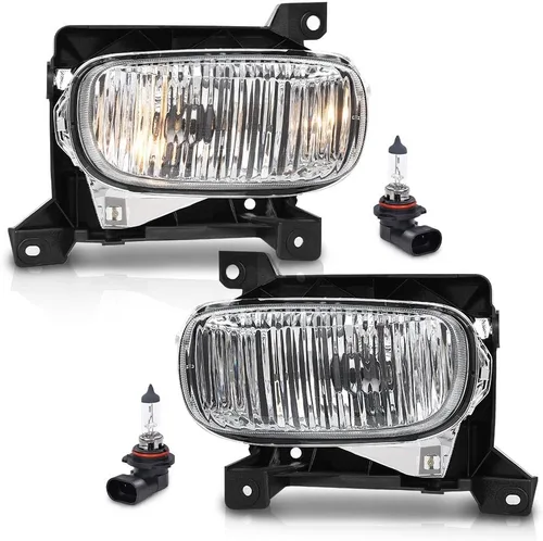 G-PLUS Faros antiniebla con bombillas para el lado del conductor y el pasajero, transparente compatible con Toyota Tundra (submodelo: Base, Limited,