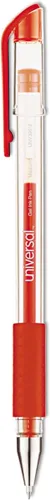 Universal Bolígrafo de gel, tinta roja, mediano, docena (39512)