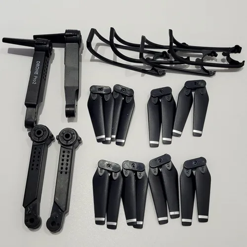 Miniatura 4 de for E99 PRO 2 Mini Drone for Motor Arm Shell/Propeller Protective Frame Gears Blade Clip for DIY(12PCS Blade Guard)