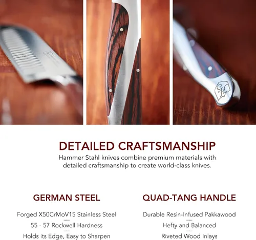 Miniatura 4 de Hammer Stahl Cuchillo utilitario de 4.5 pulgadas