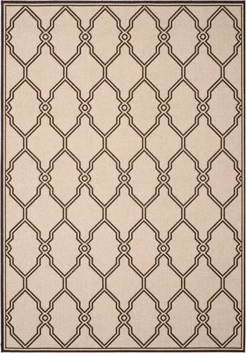 Miniatura 20 de SAFAVIEH Alfombra lavable para exteriores Linden Collection - 8 x 10 pies, crema y azul, no desprende pelusa y fácil de limpiar, ideal para patio