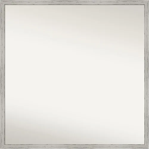 Miniatura 318 de Amanti Art Espejo de baño blanco para sobre el fregadero, 32 x 45 pulgadas, espejo de tocador rectangular blanco esbelto, marco de madera moderno