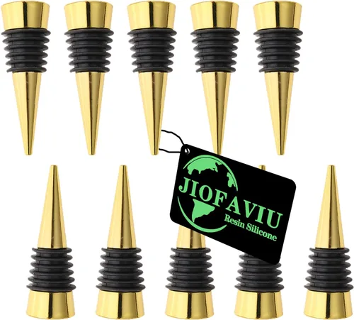 Miniatura 12 de Juego de 10 tapones para botellas de vino, tapones de resina para botellas de vino, accesorios, tapón de vino para moldes de silicona, resina epoxi