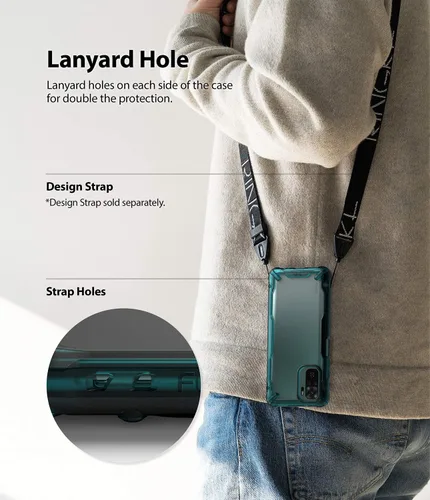 Miniatura 6 de Ringke Fusion-X - Funda compatible con Xiaomi Redmi Note 10, Redmi Note 10S, parte trasera transparente, resistente, a prueba de golpes, TPU